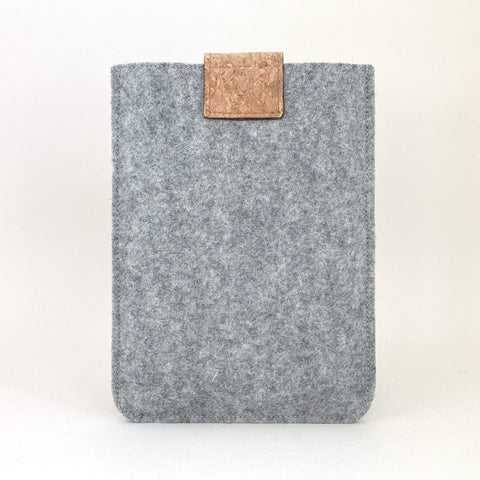 Kotelo PocketBook Colorille | magneettisuljenta ja ylimääräinen tasku | vaaleanharmaa - Bloom | malli "HAKA"