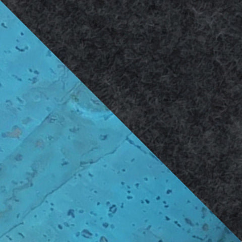 Olkalaukku Samsung Galaxy Z Fold4:lle | huovasta ja luomupuuvillasta | antrasiitti - azur | malli KEDJA deluxe