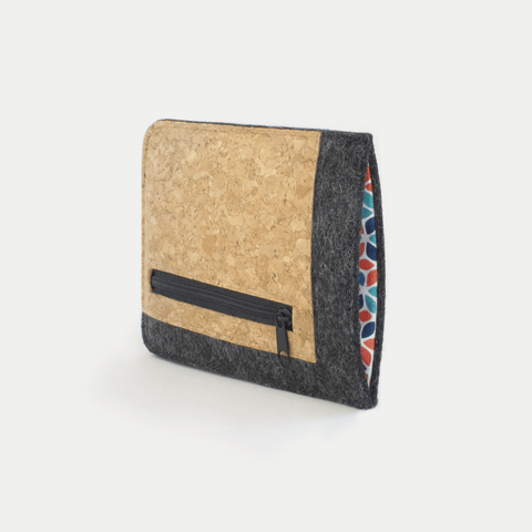 Puhelinkotelo korttitaskulla Xiaomi POCO M6 Pro:lle | antrasiitti - colorful | Malli "ZIP"