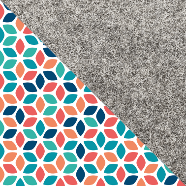 Kuori Kobo Aura H2O:lle | magneettisulkimella ja erillisellä taskulla | vaaleanharmaa - Colorful | malli "HAKA"