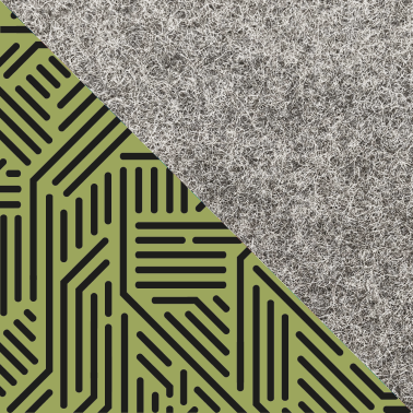 Kotelo Lenovo IdeaPadille | valmistettu huovasta ja luomupuuvillasta | vaaleanharmaa - raidat | Malli "LET"