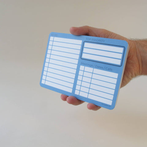Muistikortit "ToDo" | 50 täyttöpakkaus valmistettu kierrätyspaperista