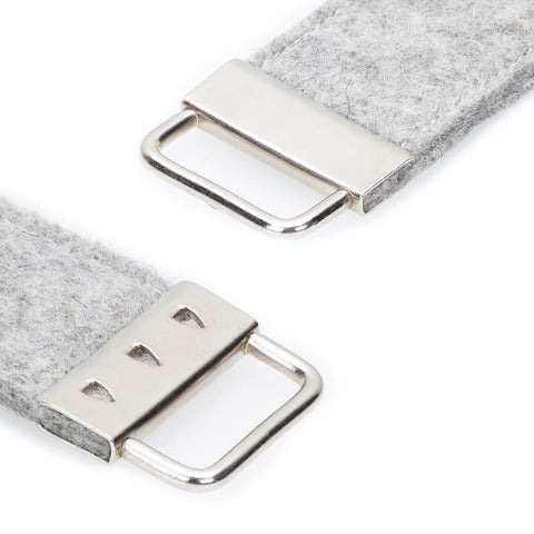 Huopainen avaimenperä | vaalean harmaa