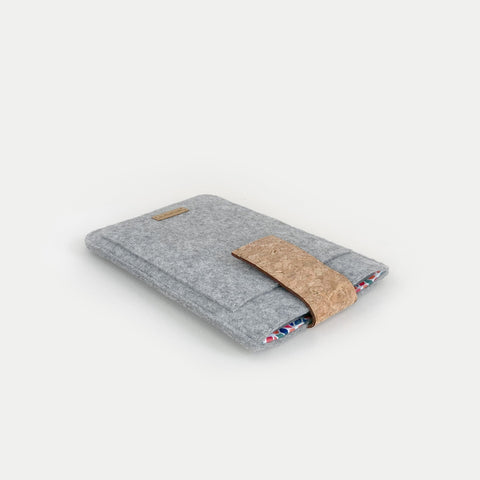 Kotelo PocketBook Verse Lite | magneettisulkimella ja ylimääräisellä taskulla | vaaleanharmaa - Colorful | malli "HAKA"