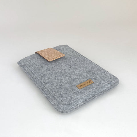 Kotelo PocketBook Verse Lite | magneettisulkimella ja ylimääräisellä taskulla | vaaleanharmaa - Colorful | malli "HAKA"