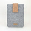 Kotelo PocketBook InkPad Lite | magneettisuljenta ja ylimääräinen tasku | vaaleanharmaa - Shapes | malli "HAKA"