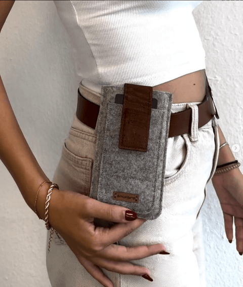 Kätevä vyölaukku Google Pixel Foldille | magneettisulkimella ja korttitaskulla | antrasiitti | malli CLIP