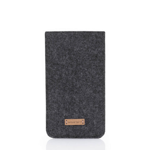 Puhelinkotelo korttitaskulla Samsung Galaxy A16:lle | antrasiitti - shapes | Malli "ZIP"