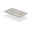 Stylish gray felt phone pouch for Motorola Edge 60 fusion with leather logo detail, perfect fit and warm insulation.