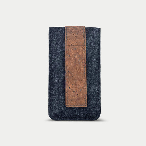 Kätevä vyölaukku iPhone XS Maxille | magneettisulkimella ja korttitaskulla | antrasiitti | malli CLIP