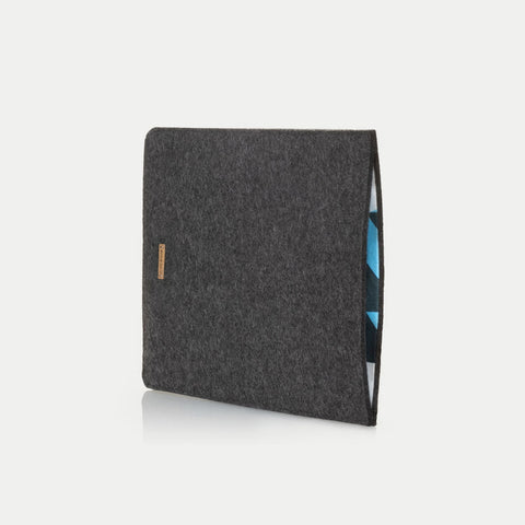 Suojakuori Samsung Galaxy Bookille | valmistettu huovasta ja luomupuuvillasta | antrasiitti - muodot | Malli "LET"