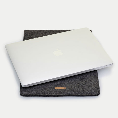 Suojakuori Samsung Galaxy Book 3 360:lle | valmistettu huovasta ja luomupuuvillasta | antrasiitti - raidat | Malli "LET"