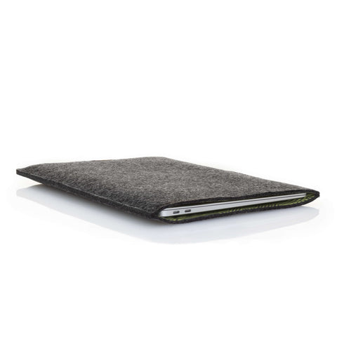Suojakuori Samsung Galaxy Book 3 360:lle | valmistettu huovasta ja luomupuuvillasta | antrasiitti - raidat | Malli "LET"