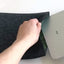 Kotelo iPad Prolle 12,9" - 5. sukupolvi | valmistettu huovasta ja luomupuuvillasta | antrasiitti - värikäs | Malli "LET"