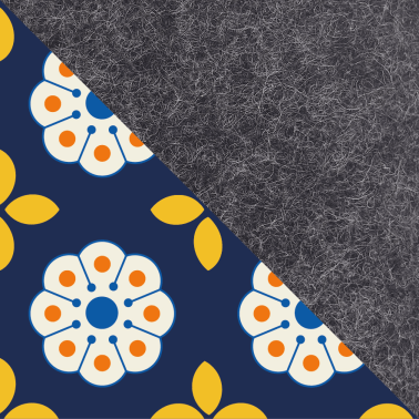 Olkalaukku Google Pixel 9 Pro Foldille | valmistettu huovasta ja luomupuuvillasta | antrasiitti - kukinta | Malli KEDJA