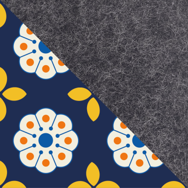 Puhelinkotelo Samsung Galaxy M54:lle | magneettisulkimella ja erillisellä taskulla | antrasiitti - Bloom | malli HAKA