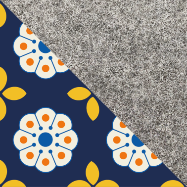 Tolino Shine Color -kansi | villasta ja luomupuuvillasta | vaaleanharmaa - bloom | Malli "LET"
