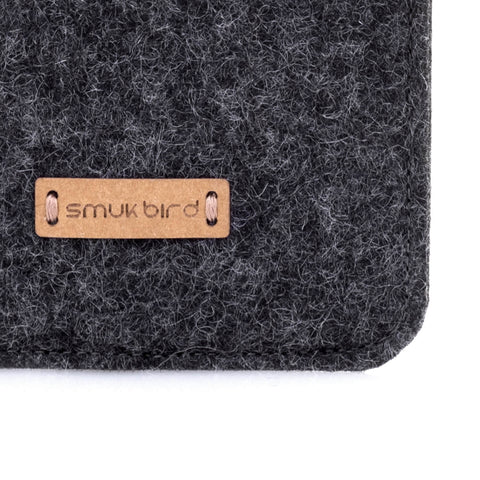 Matkapuhelinkotelo korttitasolla Xiaomi 11T Prolle | antrasiitti - kukinta | Malli "ZIP"