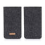 Matkapuhelinkotelo korttitasolla Xiaomi 12 Lite -puhelimelle | antrasiitti - muodot | Malli "ZIP"
