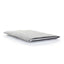 Kotelo MacBook Air M2 13,6":lle | valmistettu huovasta ja luomupuuvillasta | vaaleanharmaa - raidat | Malli "LET"