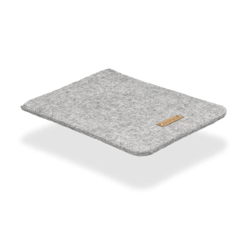 Kotelo Onyx Boox Tab Mini C:lle | valmistettu huovasta ja luomupuuvillasta | vaaleanharmaa - kukinta | Malli "LET"